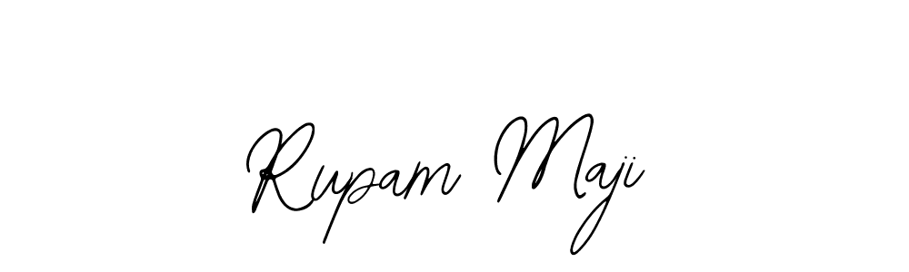 The best way (Bearetta-2O07w) to make a short signature is to pick only two or three words in your name. The name Rupam Maji include a total of six letters. For converting this name. Rupam Maji signature style 12 images and pictures png