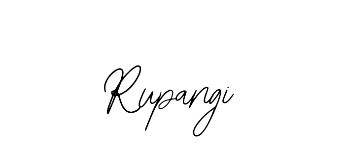 Use a signature maker to create a handwritten signature online. With this signature software, you can design (Bearetta-2O07w) your own signature for name Rupangi. Rupangi signature style 12 images and pictures png