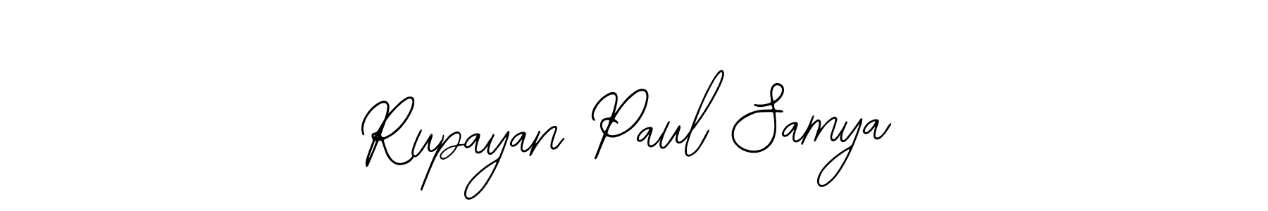 Similarly Bearetta-2O07w is the best handwritten signature design. Signature creator online .You can use it as an online autograph creator for name Rupayan Paul Samya. Rupayan Paul Samya signature style 12 images and pictures png