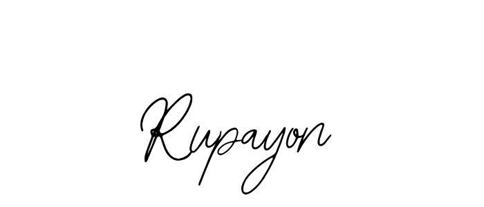 Similarly Bearetta-2O07w is the best handwritten signature design. Signature creator online .You can use it as an online autograph creator for name Rupayon. Rupayon signature style 12 images and pictures png