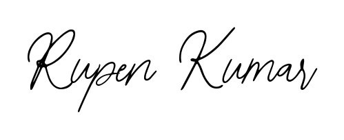 Designed for modern professionals: Rupen Kumar name signature crafted with Bearetta-2O07w script. Ready for digital PDF workflows. Rupen Kumar signature style 12 images and pictures png