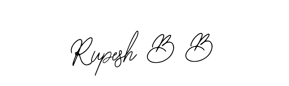 if you are searching for the best signature style for your name Rupesh B B. so please give up your signature search. here we have designed multiple signature styles  using Bearetta-2O07w. Rupesh B B signature style 12 images and pictures png