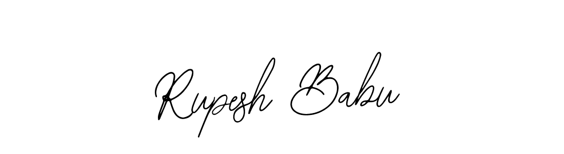 Also You can easily find your signature by using the search form. We will create Rupesh Babu name handwritten signature images for you free of cost using Bearetta-2O07w sign style. Rupesh Babu signature style 12 images and pictures png