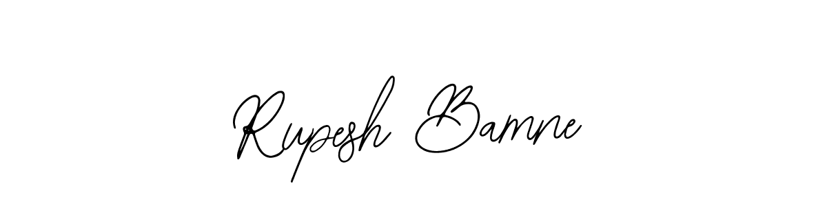 Rupesh Bamne stylish signature style. Best Handwritten Sign (Bearetta-2O07w) for my name. Handwritten Signature Collection Ideas for my name Rupesh Bamne. Rupesh Bamne signature style 12 images and pictures png