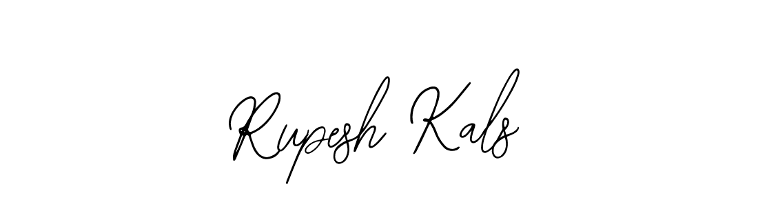 How to make Rupesh Kals name signature. Use Bearetta-2O07w style for creating short signs online. This is the latest handwritten sign. Rupesh Kals signature style 12 images and pictures png