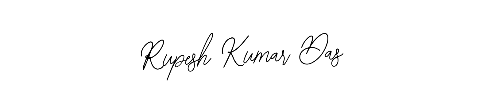 How to make Rupesh Kumar Das name signature. Use Bearetta-2O07w style for creating short signs online. This is the latest handwritten sign. Rupesh Kumar Das signature style 12 images and pictures png