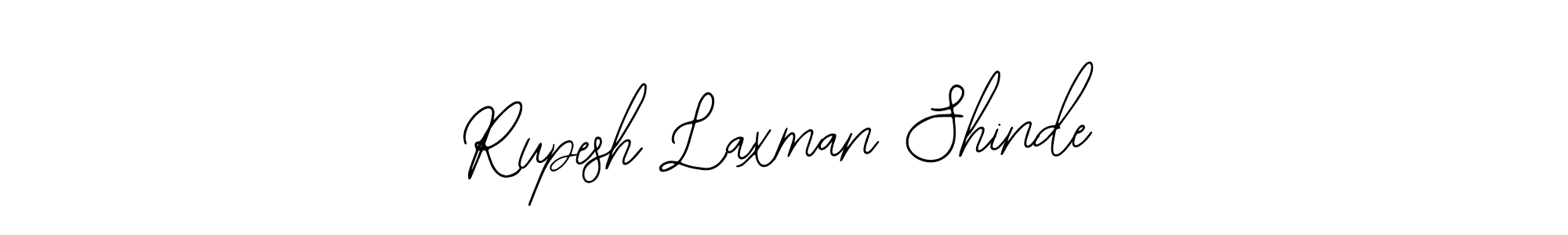 How to make Rupesh Laxman Shinde name signature. Use Bearetta-2O07w style for creating short signs online. This is the latest handwritten sign. Rupesh Laxman Shinde signature style 12 images and pictures png