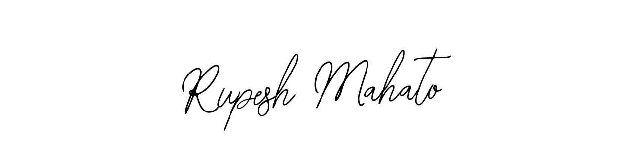 Rupesh Mahato stylish signature style. Best Handwritten Sign (Bearetta-2O07w) for my name. Handwritten Signature Collection Ideas for my name Rupesh Mahato. Rupesh Mahato signature style 12 images and pictures png