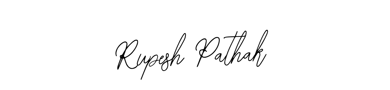 Use a signature maker to create a handwritten signature online. With this signature software, you can design (Bearetta-2O07w) your own signature for name Rupesh Pathak. Rupesh Pathak signature style 12 images and pictures png
