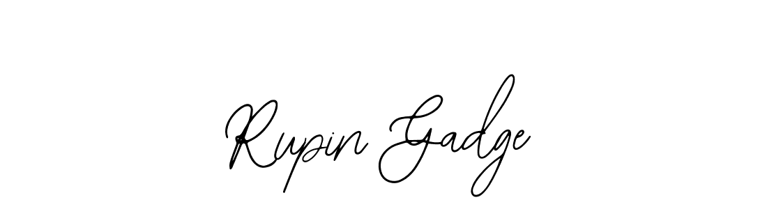 Also You can easily find your signature by using the search form. We will create Rupin Gadge name handwritten signature images for you free of cost using Bearetta-2O07w sign style. Rupin Gadge signature style 12 images and pictures png