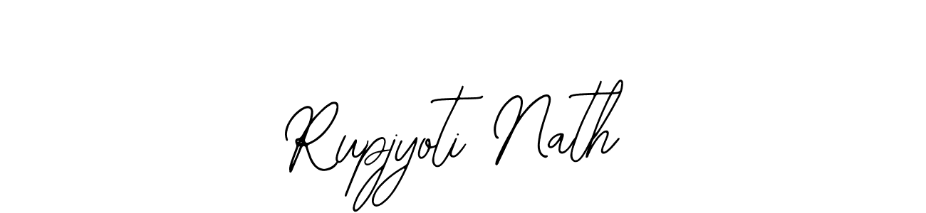 The best way (Bearetta-2O07w) to make a short signature is to pick only two or three words in your name. The name Rupjyoti Nath include a total of six letters. For converting this name. Rupjyoti Nath signature style 12 images and pictures png