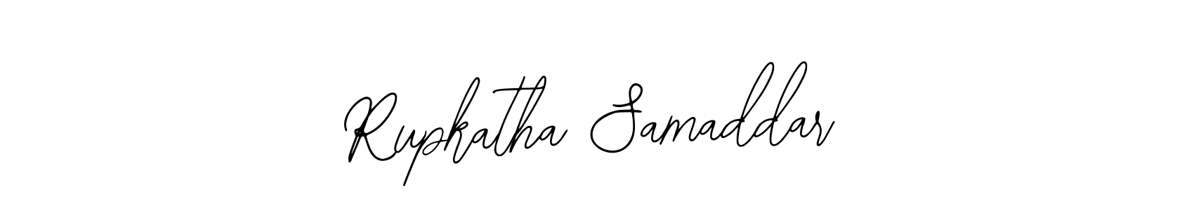 Use a signature maker to create a handwritten signature online. With this signature software, you can design (Bearetta-2O07w) your own signature for name Rupkatha Samaddar. Rupkatha Samaddar signature style 12 images and pictures png