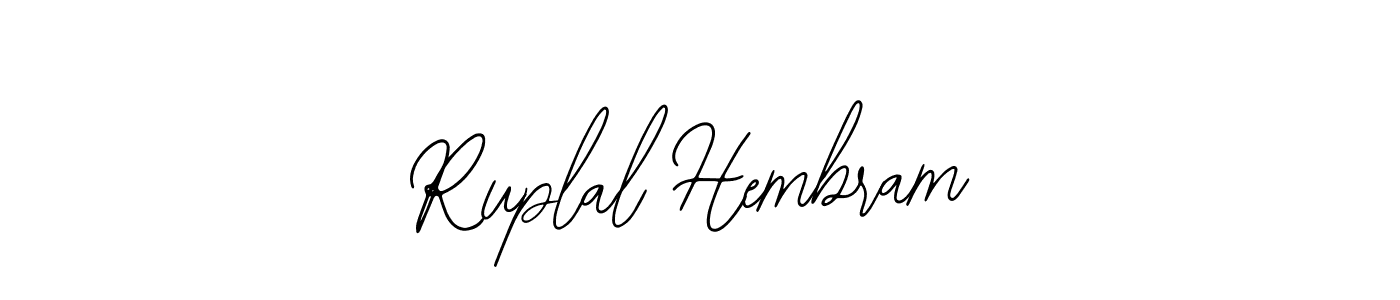 This is the best signature style for the Ruplal Hembram name. Also you like these signature font (Bearetta-2O07w). Mix name signature. Ruplal Hembram signature style 12 images and pictures png