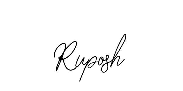 Also You can easily find your signature by using the search form. We will create Ruposh name handwritten signature images for you free of cost using Bearetta-2O07w sign style. Ruposh signature style 12 images and pictures png