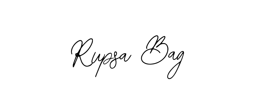 Design your own signature with our free online signature maker. With this signature software, you can create a handwritten (Bearetta-2O07w) signature for name Rupsa Bag. Rupsa Bag signature style 12 images and pictures png
