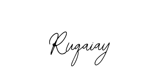 Use a signature maker to create a handwritten signature online. With this signature software, you can design (Bearetta-2O07w) your own signature for name Ruqaiay. Ruqaiay signature style 12 images and pictures png