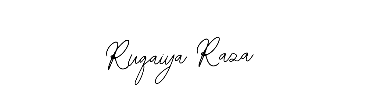 You should practise on your own different ways (Bearetta-2O07w) to write your name (Ruqaiya Raza) in signature. don't let someone else do it for you. Ruqaiya Raza signature style 12 images and pictures png