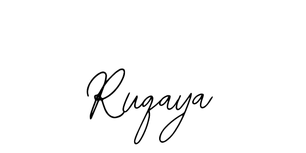 You should practise on your own different ways (Bearetta-2O07w) to write your name (Ruqaya) in signature. don't let someone else do it for you. Ruqaya signature style 12 images and pictures png