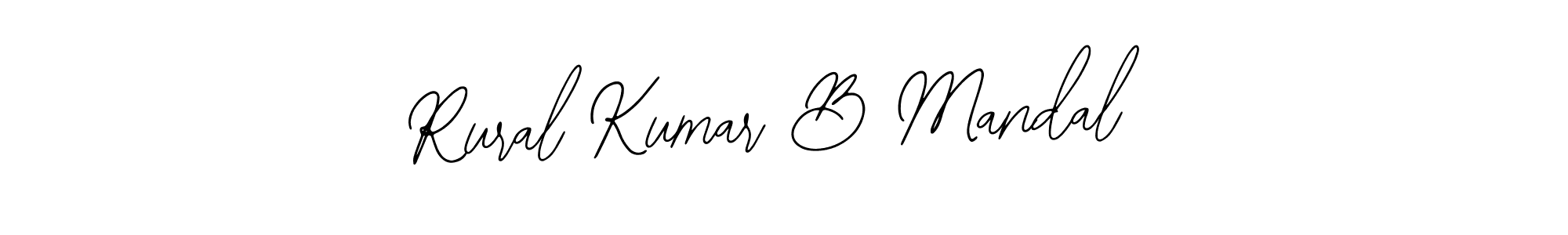 You should practise on your own different ways (Bearetta-2O07w) to write your name (Rural Kumar B Mandal) in signature. don't let someone else do it for you. Rural Kumar B Mandal signature style 12 images and pictures png