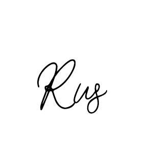 Rus stylish signature style. Best Handwritten Sign (Bearetta-2O07w) for my name. Handwritten Signature Collection Ideas for my name Rus. Rus signature style 12 images and pictures png