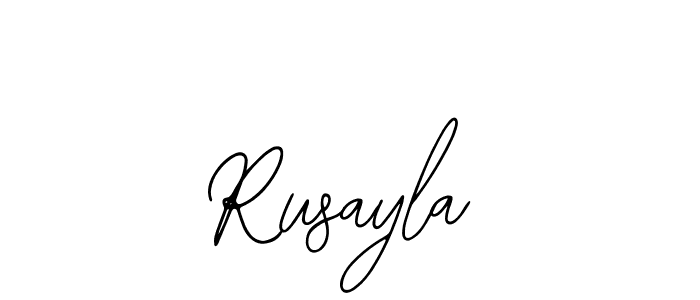 You should practise on your own different ways (Bearetta-2O07w) to write your name (Rusayla) in signature. don't let someone else do it for you. Rusayla signature style 12 images and pictures png