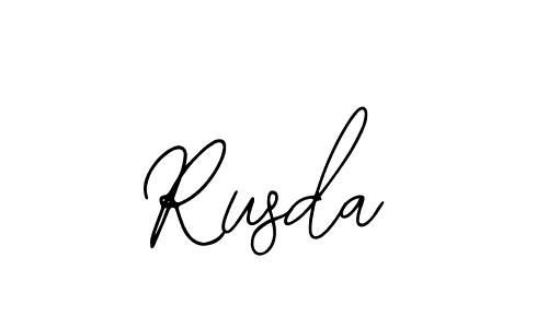 Design your own signature with our free online signature maker. With this signature software, you can create a handwritten (Bearetta-2O07w) signature for name Rusda. Rusda signature style 12 images and pictures png