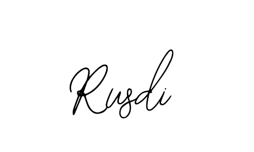 Make a beautiful signature design for name Rusdi. With this signature (Bearetta-2O07w) style, you can create a handwritten signature for free. Rusdi signature style 12 images and pictures png