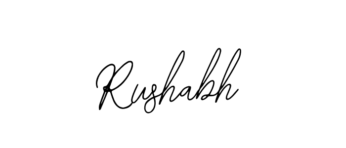 How to make Rushabh signature? Bearetta-2O07w is a professional autograph style. Create handwritten signature for Rushabh name. Rushabh signature style 12 images and pictures png