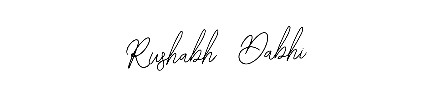 It looks lik you need a new signature style for name Rushabh  Dabhi. Design unique handwritten (Bearetta-2O07w) signature with our free signature maker in just a few clicks. Rushabh  Dabhi signature style 12 images and pictures png