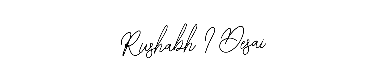 How to Draw Rushabh I Desai signature style? Bearetta-2O07w is a latest design signature styles for name Rushabh I Desai. Rushabh I Desai signature style 12 images and pictures png