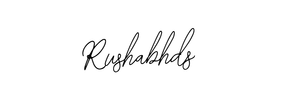 Make a beautiful signature design for name Rushabhds. With this signature (Bearetta-2O07w) style, you can create a handwritten signature for free. Rushabhds signature style 12 images and pictures png