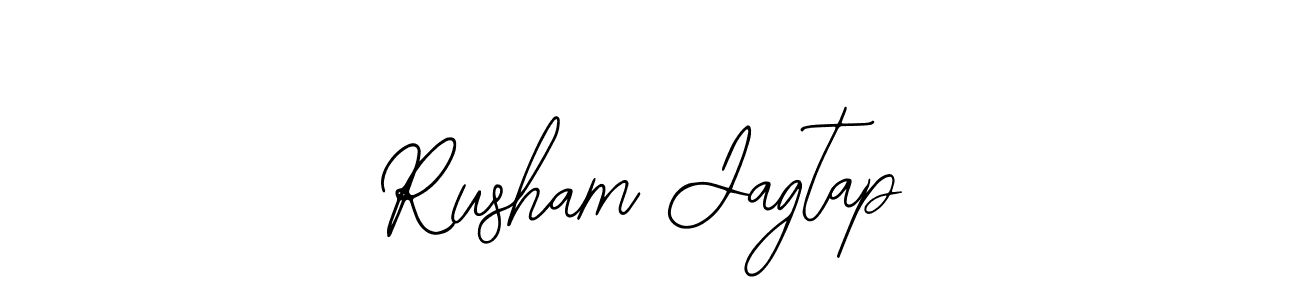 This is the best signature style for the Rusham Jagtap name. Also you like these signature font (Bearetta-2O07w). Mix name signature. Rusham Jagtap signature style 12 images and pictures png