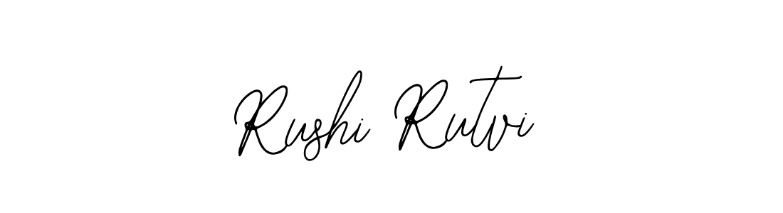 How to make Rushi Rutvi signature? Bearetta-2O07w is a professional autograph style. Create handwritten signature for Rushi Rutvi name. Rushi Rutvi signature style 12 images and pictures png