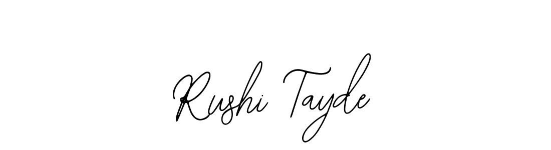 See photos of Rushi Tayde official signature by Spectra . Check more albums & portfolios. Read reviews & check more about Bearetta-2O07w font. Rushi Tayde signature style 12 images and pictures png