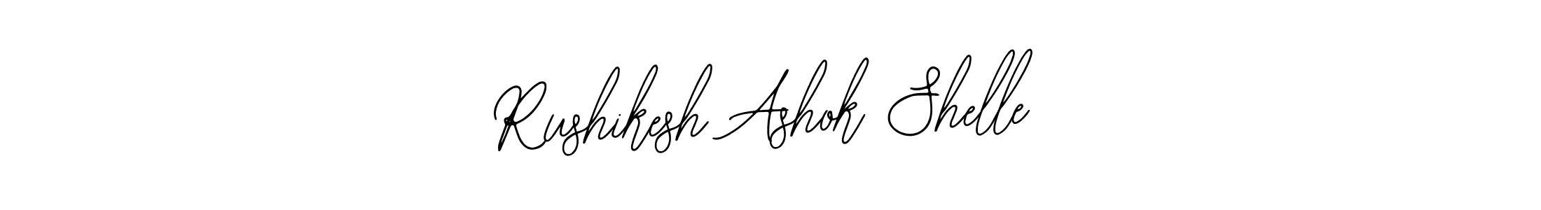 Make a short Rushikesh Ashok Shelle signature style. Manage your documents anywhere anytime using Bearetta-2O07w. Create and add eSignatures, submit forms, share and send files easily. Rushikesh Ashok Shelle signature style 12 images and pictures png