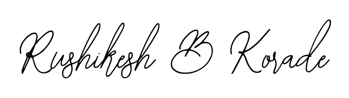 Achieve flawless digital penmanship with Rushikesh B Korade name in Bearetta-2O07w font. The perfect tool for creating online signatures. Rushikesh B Korade signature style 12 images and pictures png