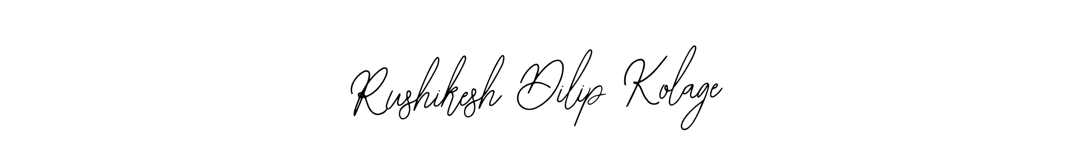 It looks lik you need a new signature style for name Rushikesh Dilip Kolage. Design unique handwritten (Bearetta-2O07w) signature with our free signature maker in just a few clicks. Rushikesh Dilip Kolage signature style 12 images and pictures png