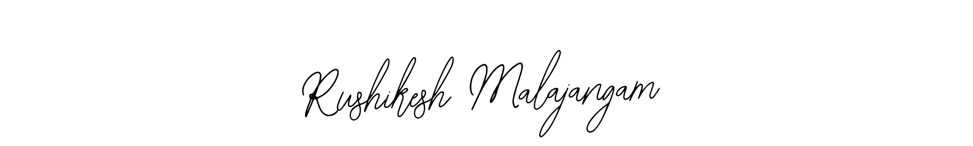 Similarly Bearetta-2O07w is the best handwritten signature design. Signature creator online .You can use it as an online autograph creator for name Rushikesh Malajangam. Rushikesh Malajangam signature style 12 images and pictures png