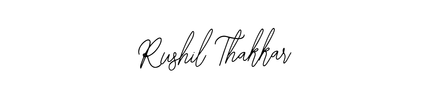 Design your own signature with our free online signature maker. With this signature software, you can create a handwritten (Bearetta-2O07w) signature for name Rushil Thakkar. Rushil Thakkar signature style 12 images and pictures png