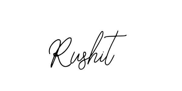 Also You can easily find your signature by using the search form. We will create Rushit name handwritten signature images for you free of cost using Bearetta-2O07w sign style. Rushit signature style 12 images and pictures png