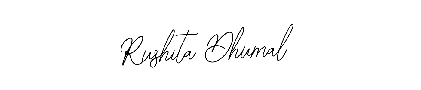 How to Draw Rushita Dhumal signature style? Bearetta-2O07w is a latest design signature styles for name Rushita Dhumal. Rushita Dhumal signature style 12 images and pictures png