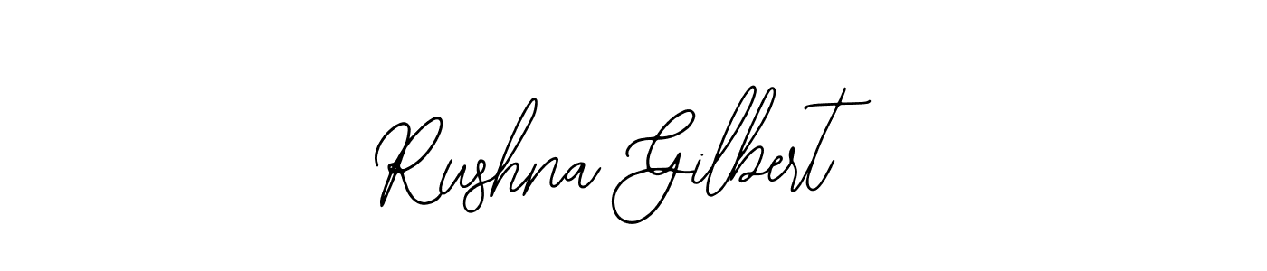 It looks lik you need a new signature style for name Rushna Gilbert. Design unique handwritten (Bearetta-2O07w) signature with our free signature maker in just a few clicks. Rushna Gilbert signature style 12 images and pictures png