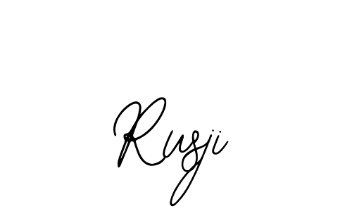 Similarly Bearetta-2O07w is the best handwritten signature design. Signature creator online .You can use it as an online autograph creator for name Rusji. Rusji signature style 12 images and pictures png