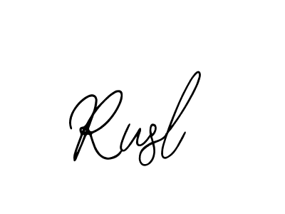 Bearetta-2O07w is a professional signature style that is perfect for those who want to add a touch of class to their signature. It is also a great choice for those who want to make their signature more unique. Get Rusl name to fancy signature for free. Rusl signature style 12 images and pictures png
