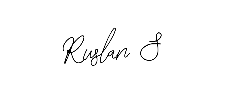 How to Draw Ruslan S signature style? Bearetta-2O07w is a latest design signature styles for name Ruslan S. Ruslan S signature style 12 images and pictures png