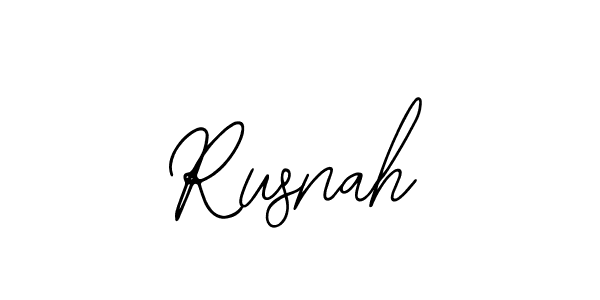 You can use this online signature creator to create a handwritten signature for the name Rusnah. This is the best online autograph maker. Rusnah signature style 12 images and pictures png