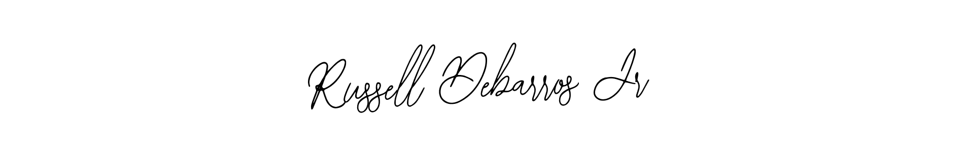 Also we have Russell Debarros Jr name is the best signature style. Create professional handwritten signature collection using Bearetta-2O07w autograph style. Russell Debarros Jr signature style 12 images and pictures png
