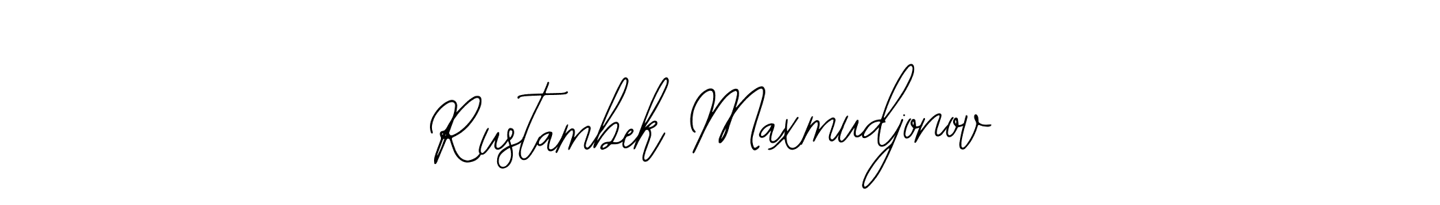 Create a beautiful signature design for name Rustambek Maxmudjonov. With this signature (Bearetta-2O07w) fonts, you can make a handwritten signature for free. Rustambek Maxmudjonov signature style 12 images and pictures png