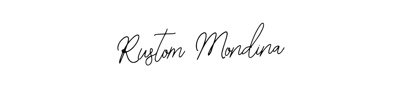 It looks lik you need a new signature style for name Rustom Mondina. Design unique handwritten (Bearetta-2O07w) signature with our free signature maker in just a few clicks. Rustom Mondina signature style 12 images and pictures png