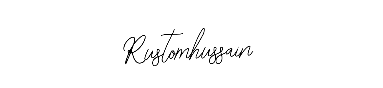 Make a short Rustomhussain signature style. Manage your documents anywhere anytime using Bearetta-2O07w. Create and add eSignatures, submit forms, share and send files easily. Rustomhussain signature style 12 images and pictures png